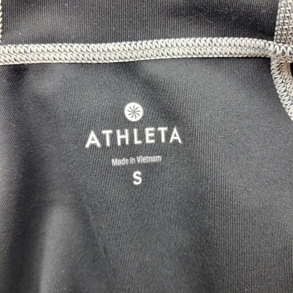Athleta Womens Pullover Size Small Running Wild 1/2 Zip Hoodie Polka Dots - Picture 12 of 16